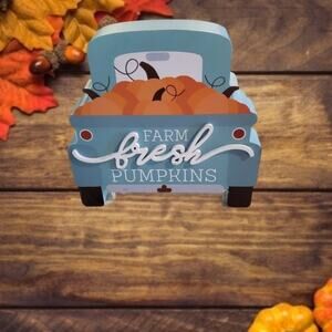 Robert Stanley Collection Pick up Pumpkins Farm Fresh Pumpkins wooden sign New